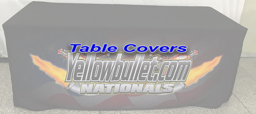Custom Designed and Printed Table Covers